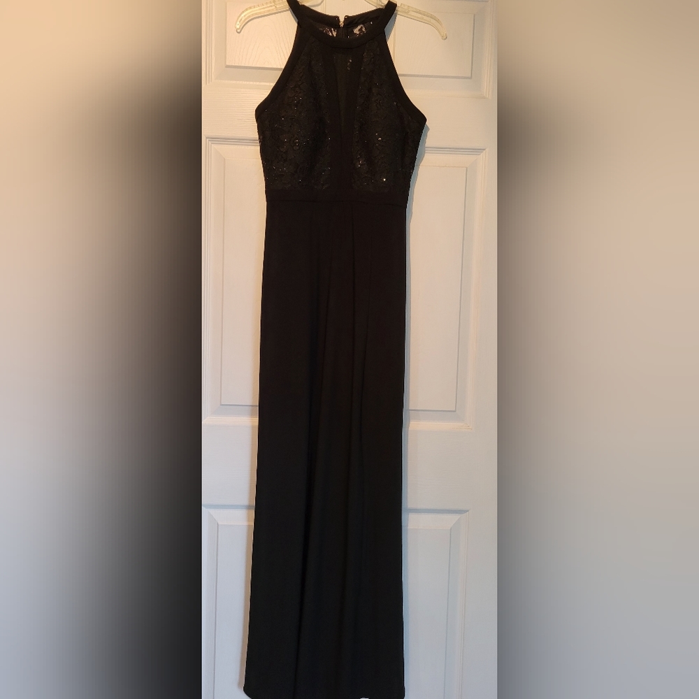 NIGHTWAY Long Black Dress (8P)